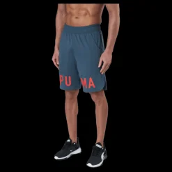 Puma Train Logo 9" Short Dark Slate Blå Sale