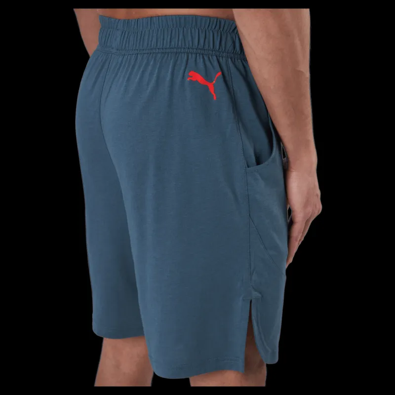 Puma Train Logo 9" Short Dark Slate Blå Sale