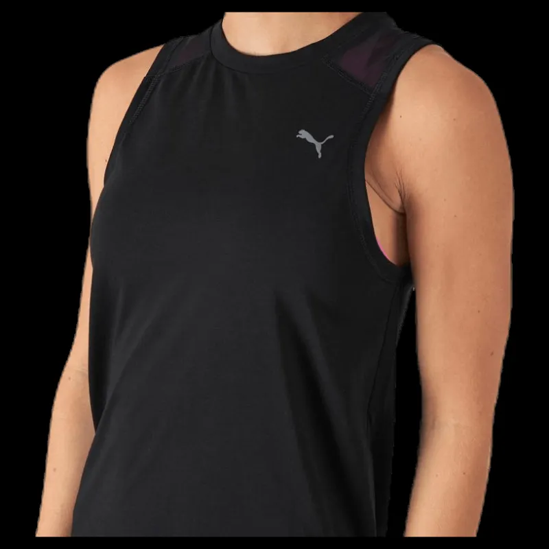 Online Puma Train Mesh Panel Tank Black Svart