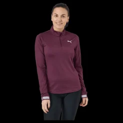 Puma Train Strong 1/4 Zip Grape Wine Lila Outlet