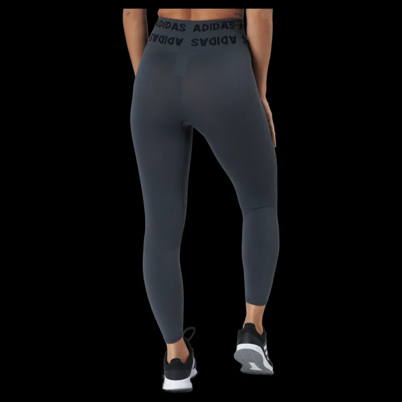 Outlet adidas Training Branded Aeroknit 7/8 High Rise Tight Dgh Solid Grey Grå