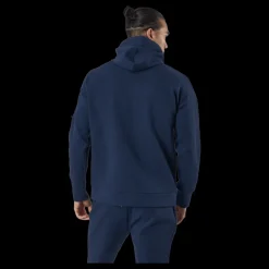 Superdry Training Gymtech Ziphood Navy Marl Blå