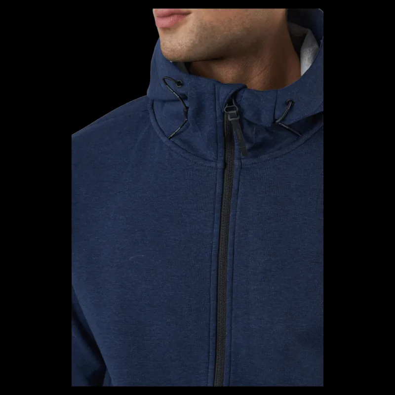 Superdry Training Gymtech Ziphood Navy Marl Blå
