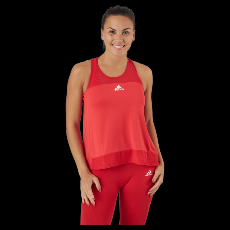 adidas Training Heat.Rdy Tank Vivid Red Röd