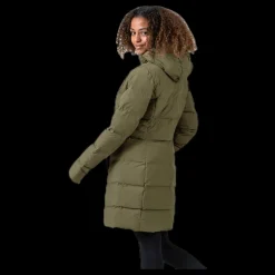 2XU Transit Insulation Longline Jacket Green Hot