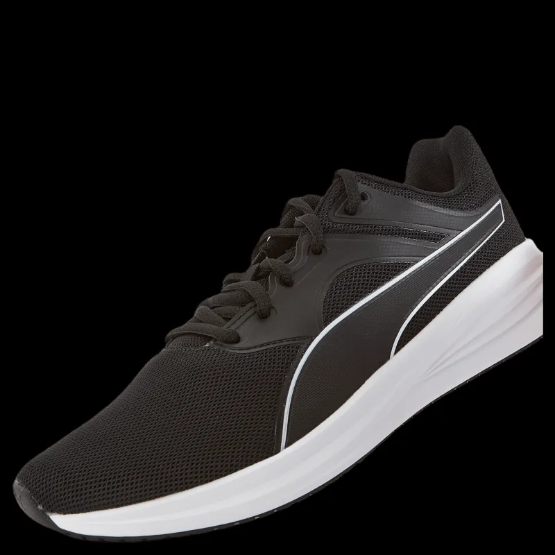 Puma Transport Jr Black- White Svart Hot