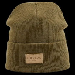 Discount Bula Travel Beanie Web Moss Brun