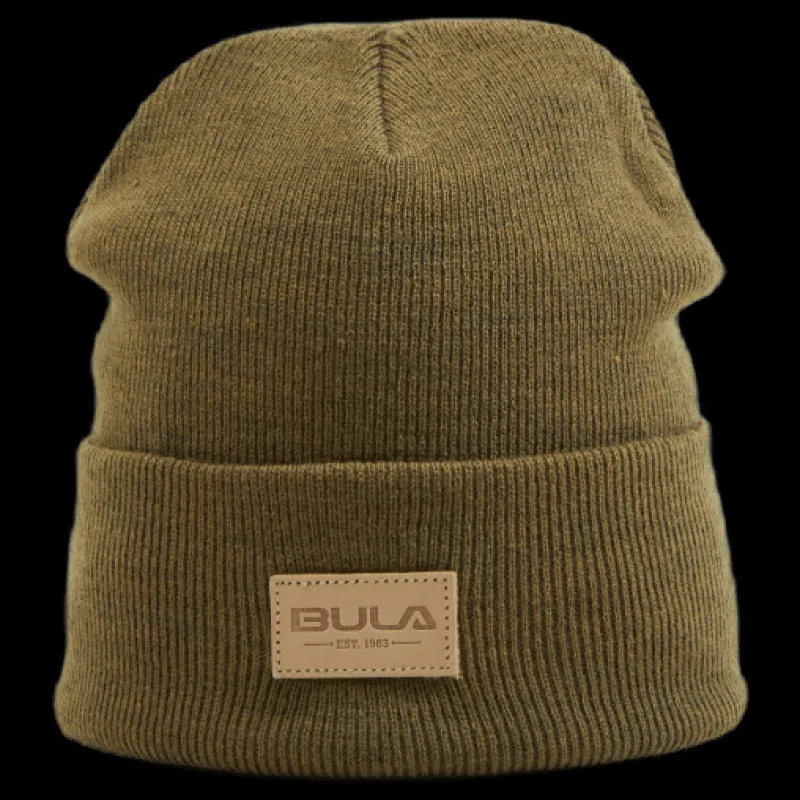 Discount Bula Travel Beanie Web Moss Brun