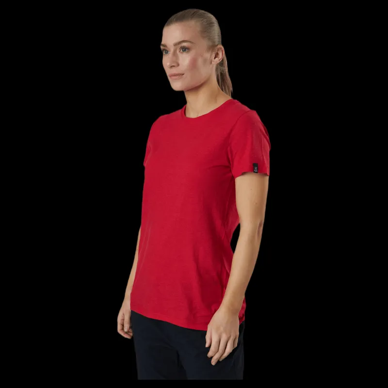 Best Haglöfs Träd Tee Red Röd