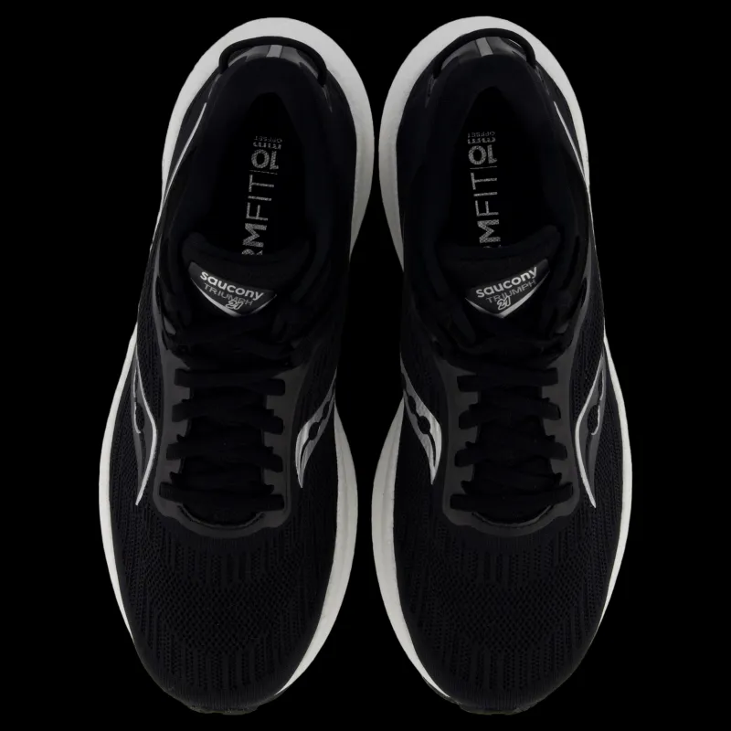Saucony Triumph 21 Black/white Svart Sale