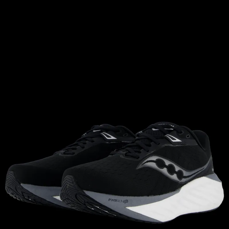 Online Saucony Triumph 22 Men Wide Black/white Svart