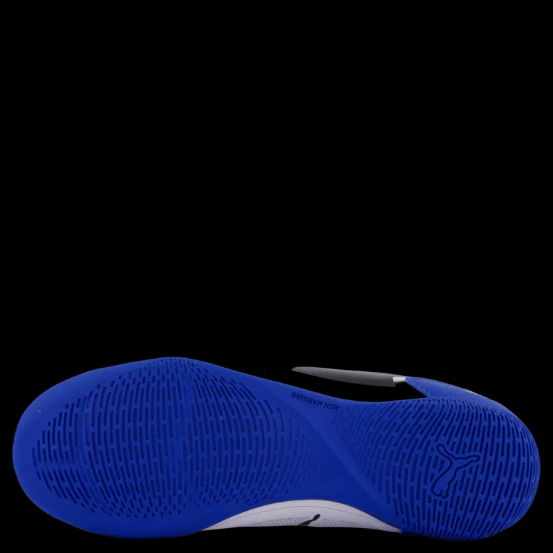 Clearance Puma Truco Iii Jr Indoor White- Black- Tea Svart, Blå och Vit