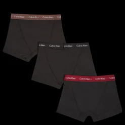 Calvin Klein Trunk 3pk B-brght Camel/ Black/ Red Carp Svart New