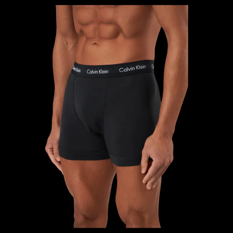 Calvin Klein Trunk 3pk B-brght Camel/ Black/ Red Carp Svart New