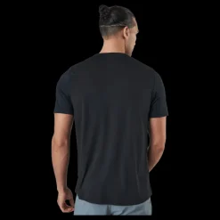 Reebok Ts Ac Graphic Tee Black Svart Discount