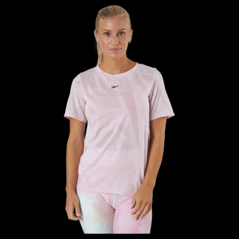 Online Reebok Ts Burnout Tee Frober Rosa