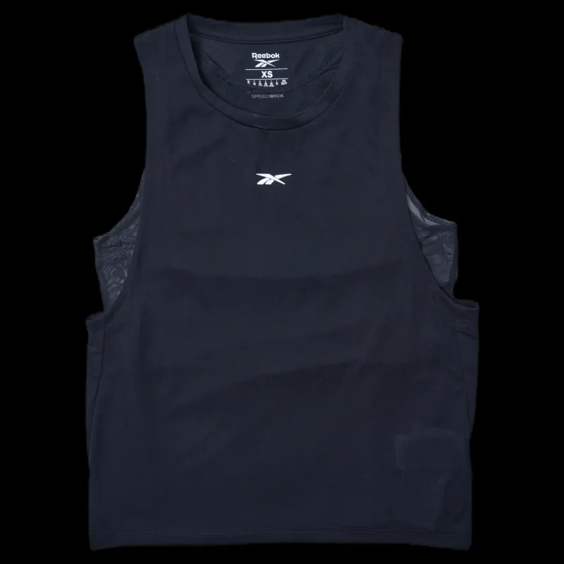 Reebok Ts Lightweight 2In1 Tank Black Svart Discount