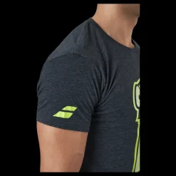 Best Babolat T-shirt Message Black Svart