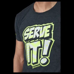 Best Babolat T-shirt Message Black Svart
