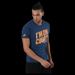 Babolat T-Shirt Message blue Blå Sale