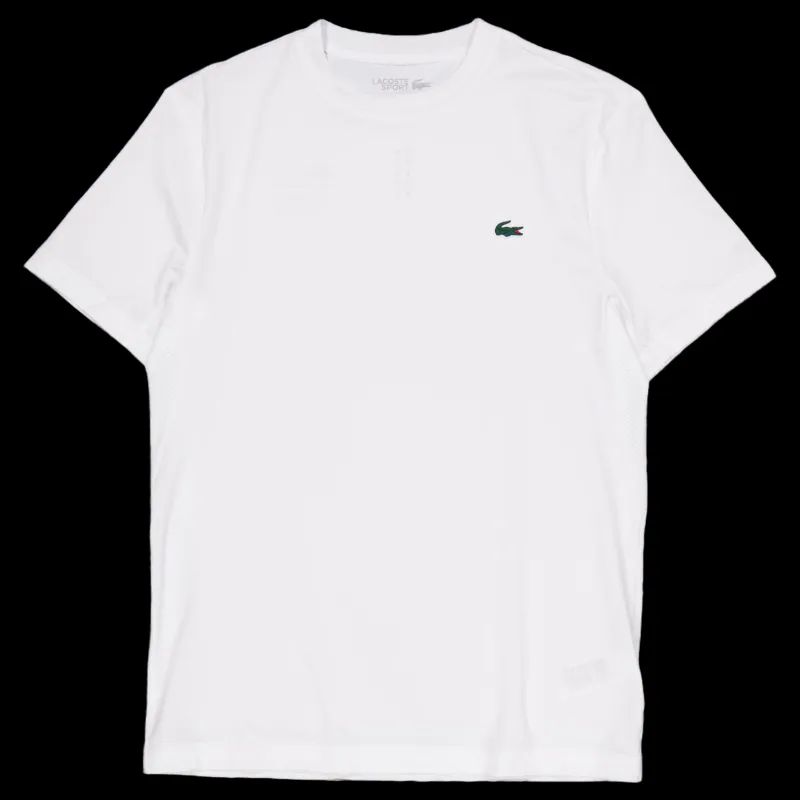 Lacoste Sport T-shirt Active Performance White Vit Best
