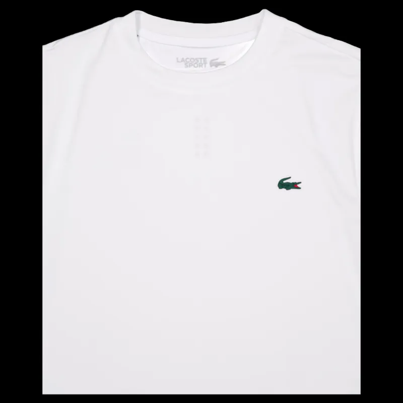 Lacoste Sport T-shirt Active Performance White Vit Best