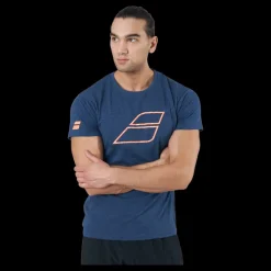 Babolat T-shirt Big Flag Blue Blå Online