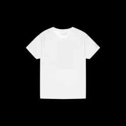 Babolat T-shirt Exercise Message White/angel Blue Vit