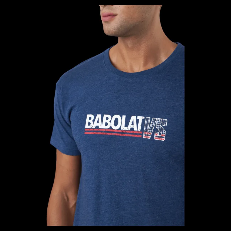 Babolat T-shirt Exercise Vintage Blue Blå Outlet