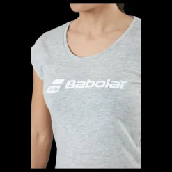 Best Babolat T-shirt Exercise Women Grey Grå