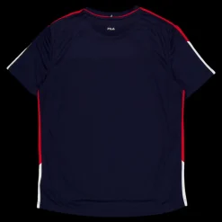 Fila T-shirt Gabriel Navy/redcomb. Blå Clearance