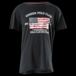 Outlet Vinson Polo Club T-Shirt Jovani Black Svart