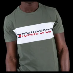Discount Tommy Hilfiger Sport T-Shirt Logo Driver Patterned Mönstrad