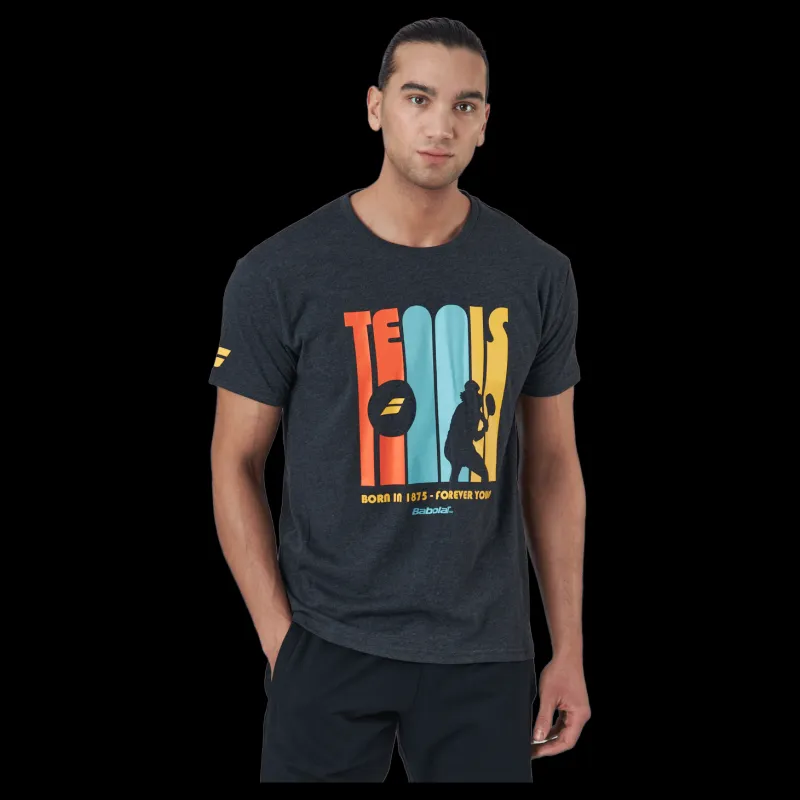 Babolat T-shirt Message Black Svart Clearance