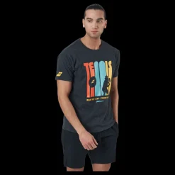 Babolat T-shirt Message Black Svart Clearance