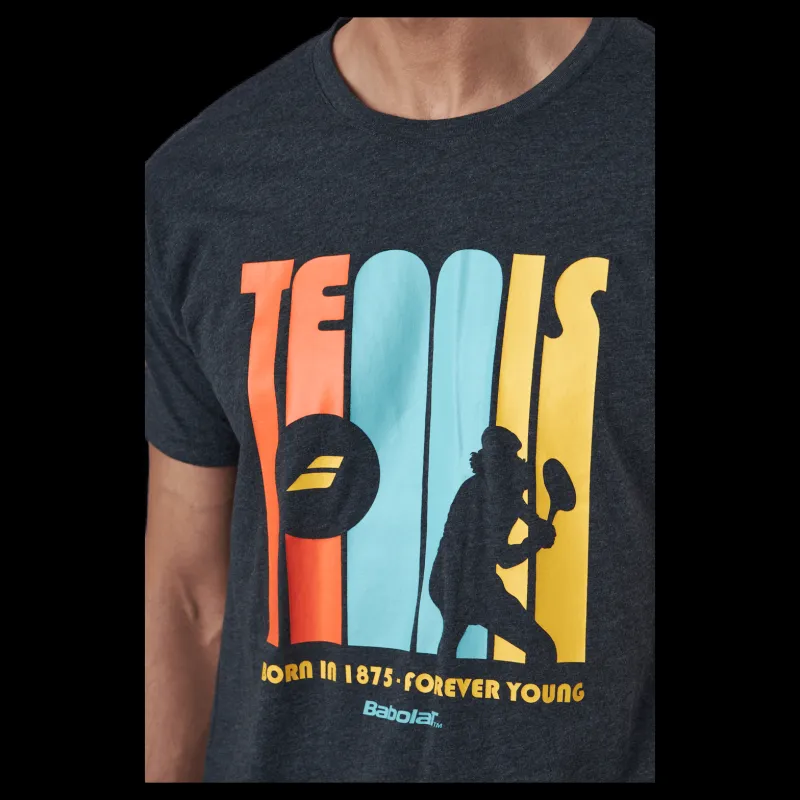 Babolat T-shirt Message Black Svart Clearance