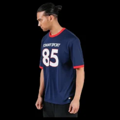 Tommy Hilfiger Sport T-Shirt Oversized '85' Blue Blå Discount