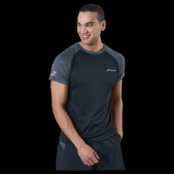 New Babolat T-shirt Play Crew Neck Black Svart