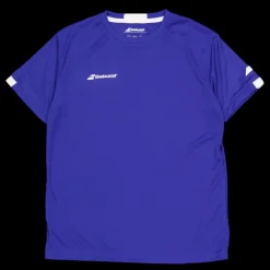 Discount Babolat T-shirt Play Crew Neck Blue Blå