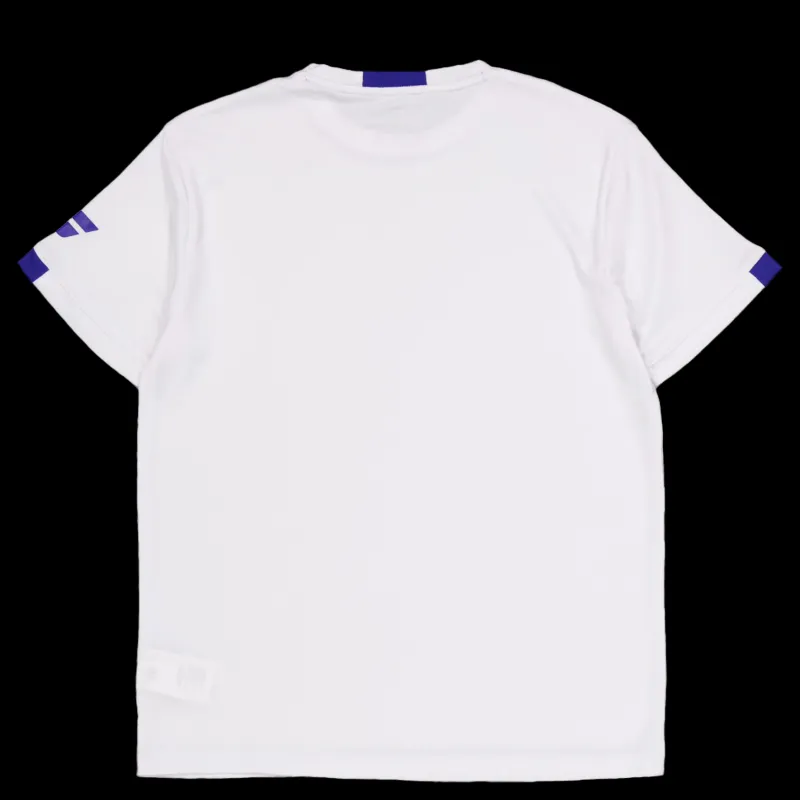 New Babolat T-shirt Play Crew Neck White Vit