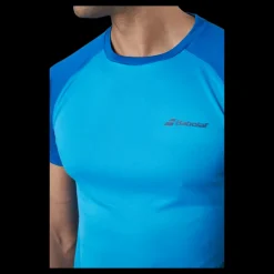 Babolat T-shirt Play Crew Neck White Vit Online
