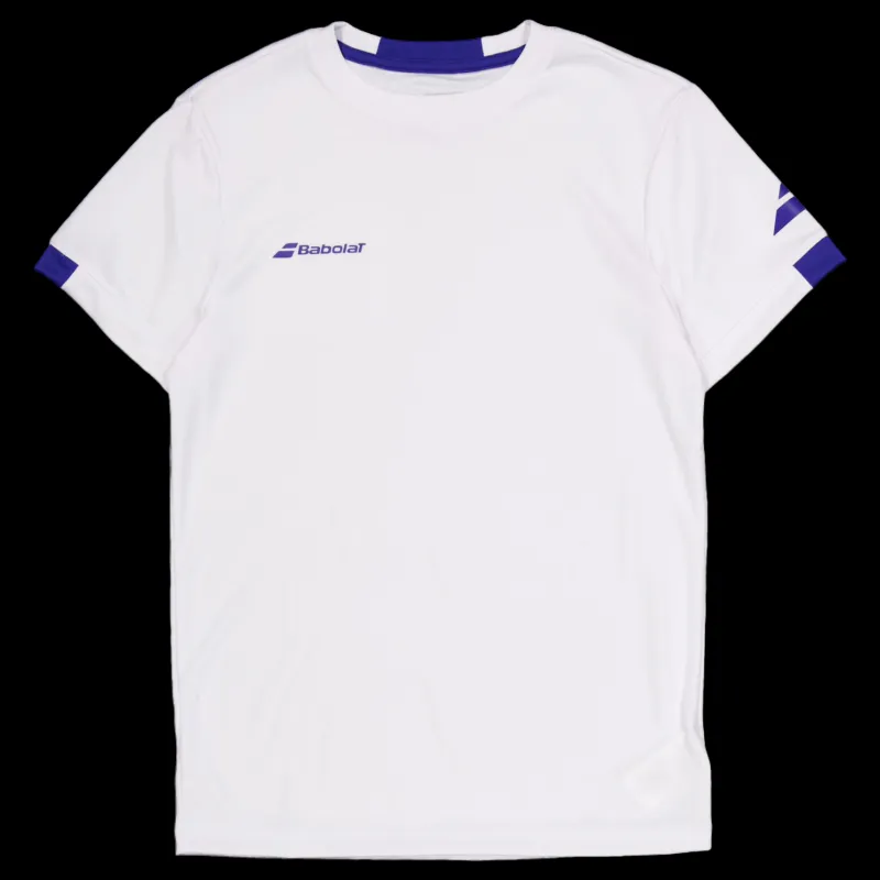 Babolat T-shirt Play Crew Neck White Vit New