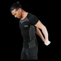 Oxide T-Shirt Seamless Black Svart Outlet