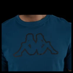 Kappa T-Shirt S/S, Cromen Blue Blå Best