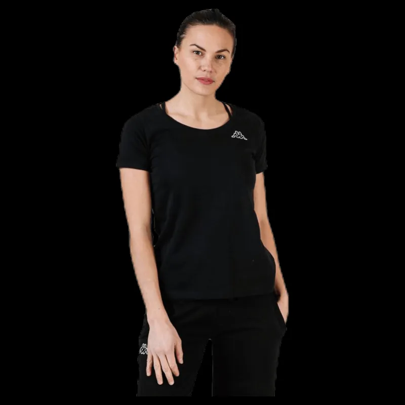 Kappa T-Shirt S/S, Logo Momba Black Svart