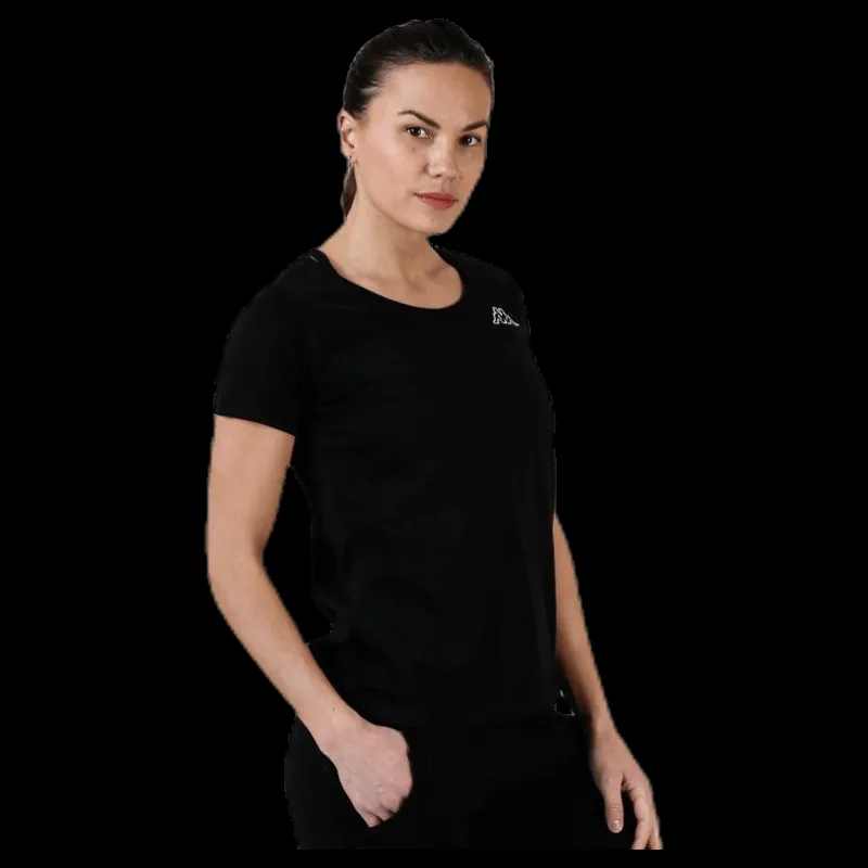 Kappa T-Shirt S/S, Logo Momba Black Svart