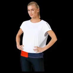 Tommy Hilfiger Sport T-Shirt With Colourblock White Vit Hot