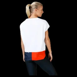 Tommy Hilfiger Sport T-Shirt With Colourblock White Vit Hot