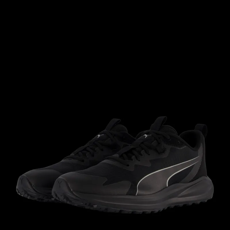 Puma Twitch Runner Trail Black-cool Mid Gray Svart Outlet