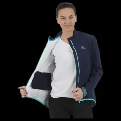 New Odlo Tyfoon Jacket Blue